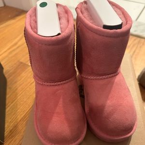 Toddler pink glitter Uggs